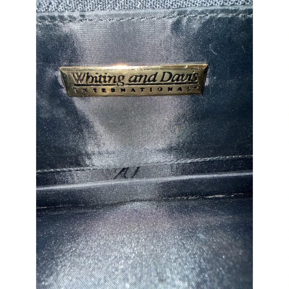 Whiting and Davis Clutch Bag Womens OS Black Excellent Sequin Trim Formal